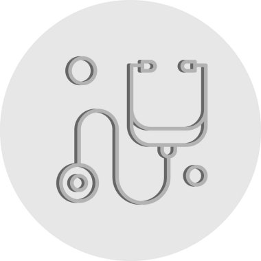  vektör steteskop resimleme