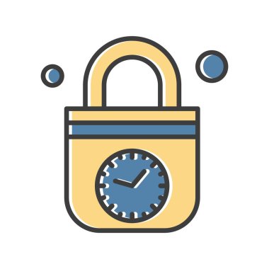  Vektör illüstrasyon kilidi simgesi