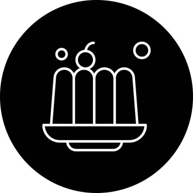  Gıda simgesinin vektör illüstrasyonu