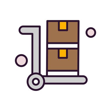 Tramvay Simgesinin vektör çizimi