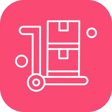 Tramvay Simgesinin vektör çizimi