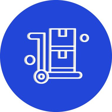 Tramvay Simgesinin vektör çizimi