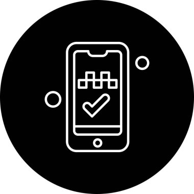 Telefon simgesinin vektör illüstrasyonu