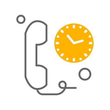 Vektör telefon simgesi illüstrasyonu