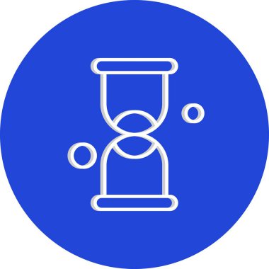 vektör kum saati simgesi illüstrasyonu