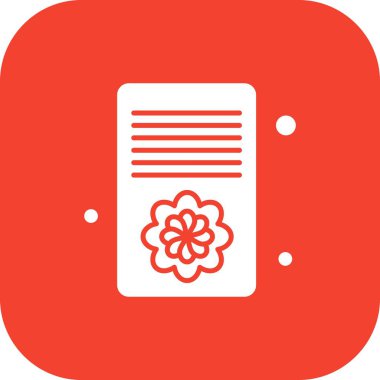 Vektör belgesi Simge illüstrasyonu