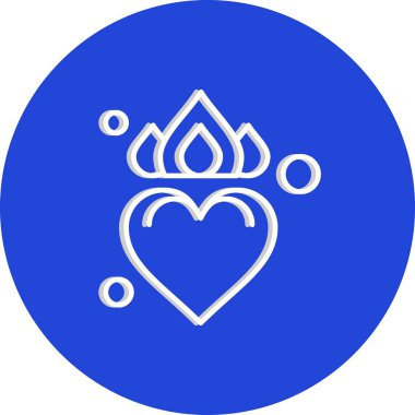 Vektör Kalp Simgesi illüstrasyonu