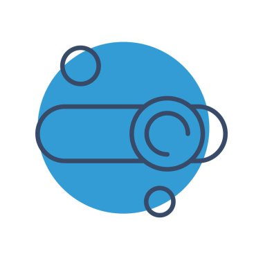 Eşitleyici Simgesinin vektör illüstrasyonu