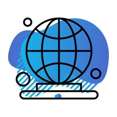 vektör Dünya simgesi illüstrasyonu