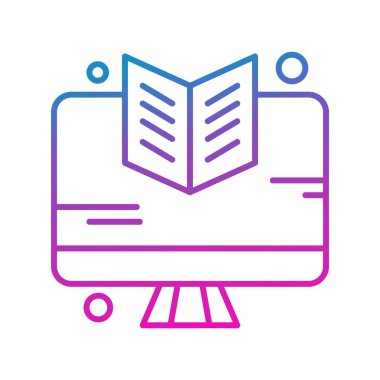  vektör lcd simgesi illüstrasyonu