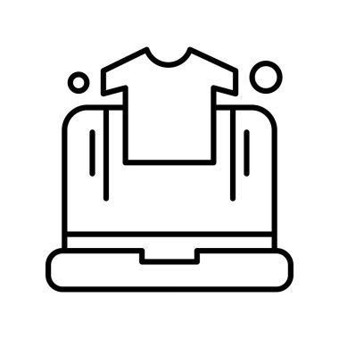 vektör dizüstü simgesi illüstrasyonu