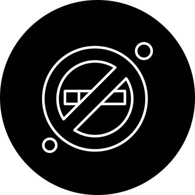 vektör yasaklı simge illüstrasyonu