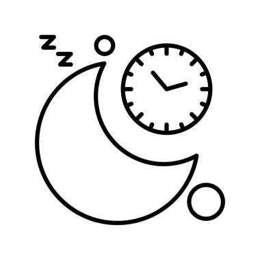 vektör ay simgesi illüstrasyonu