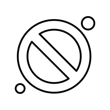 vektör engelleme Simgesi illüstrasyonu