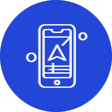  Vektör Mobil simge illüstrasyonu