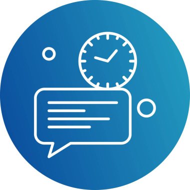  Vektör sohbet simgesi illüstrasyonu