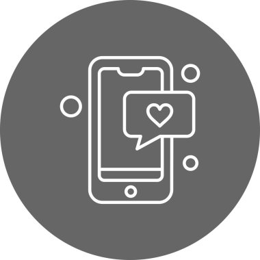 Vektör Mobil simge illüstrasyonu