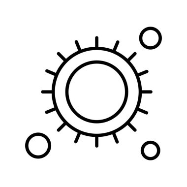 vektör illüstrasyon güneş simgesi