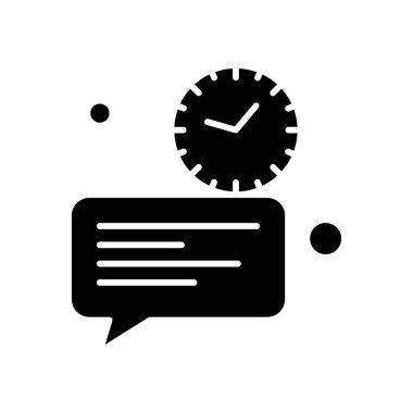  Vektör sohbet simgesi illüstrasyonu