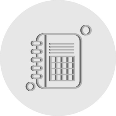 Vektör belgesi Simge illüstrasyonu