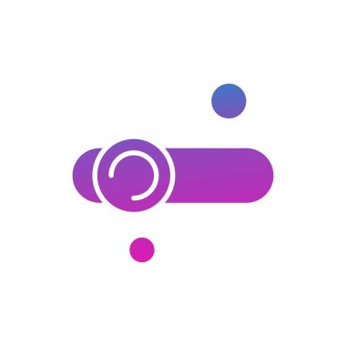 Eşitleyici Simgesinin vektör illüstrasyonu