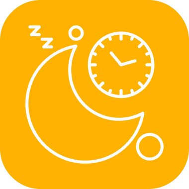 vektör ay simgesi illüstrasyonu