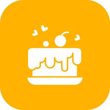  Gıda simgesinin vektör illüstrasyonu