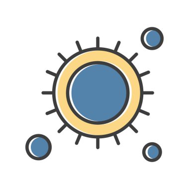 vektör illüstrasyon güneş simgesi