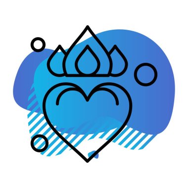 Vektör Kalp Simgesi illüstrasyonu