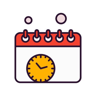 vektör Takvimi Simgesi illüstrasyonu