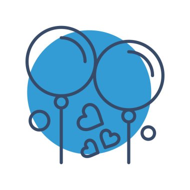 vektör Balon simgesi illüstrasyonu