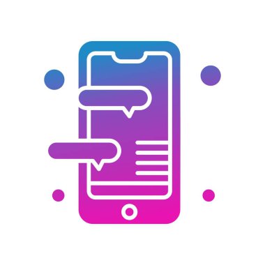  Vektör Mobil simge illüstrasyonu