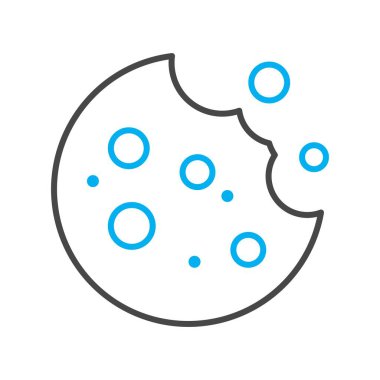  Gıda simgesinin vektör illüstrasyonu