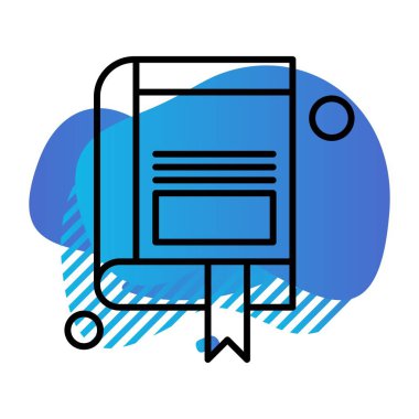 vektör defteri işareti Ico