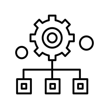 Vektör ayarı Simge illüstrasyonu