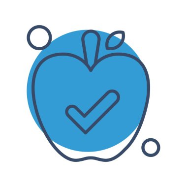 Apple vektör simgesi illüstrasyonu