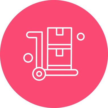 Tramvay Simgesinin vektör çizimi