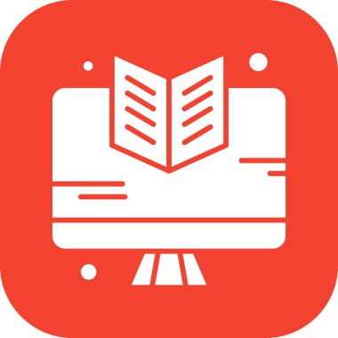 vektör lcd simgesi illüstrasyonu