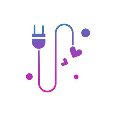  vektör veri kablosu simgesi 