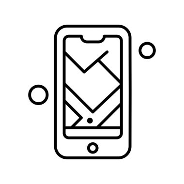 Vektör Mobil simge illüstrasyonu