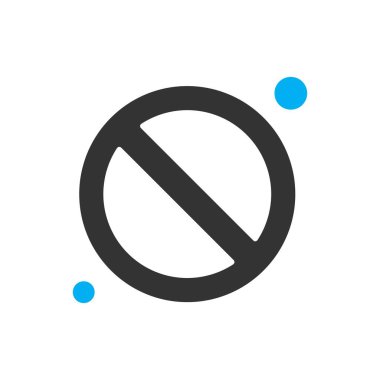 vektör engelleme Simgesi illüstrasyonu