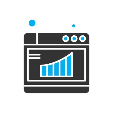 tarayıcı simgesi vektör illüstrasyonu