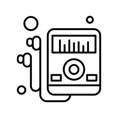 mp3 vektör simgesi illüstrasyonu