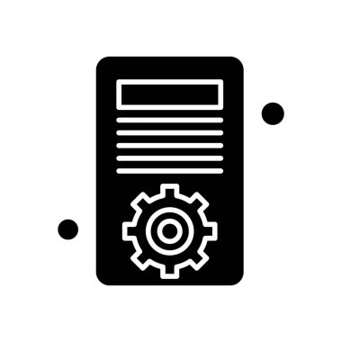 Vektör belgesi Simge illüstrasyonu