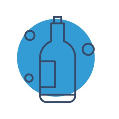   vektör Alkol simgesi illüstrasyonu