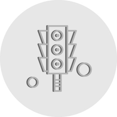 vektör trafik işareti Ico