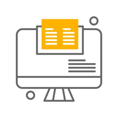 Lcd Simge vektör çizimi