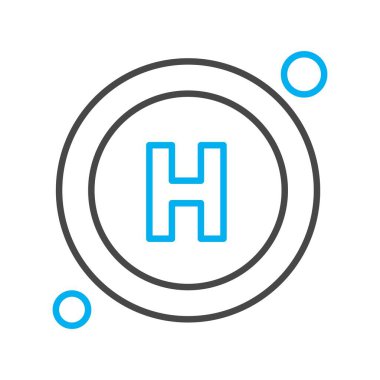 vektör hastane simgesi illüstrasyonu