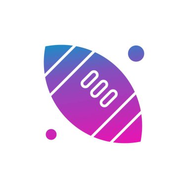 Rugby ikonu illüstrasyonu