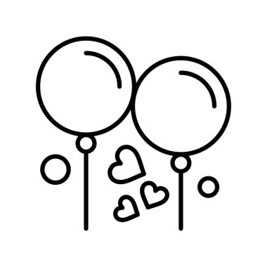 vektör Balon simgesi illüstrasyonu